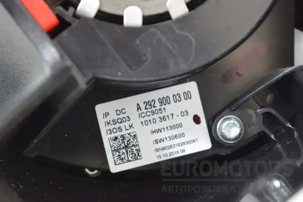 Перемикач на рульовій колонці Mercedes GLE-class 3.0 cdi BlueTech (euro-6) (V167) 2018 a2929000300 it-16234 Дизель - 6