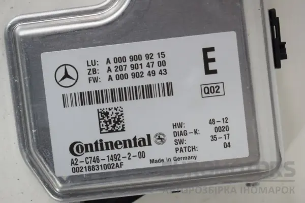 Фронтальна камера Mercedes GLE-class 3.0 cdi BlueTech (euro-6) (V167) 2018 A0009009215 it-16237 Дизель - 6