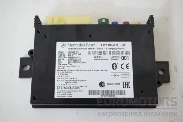 электронный модуль Bluetooth Mercedes GLE-class 3.0 cdi BlueTech (euro-6) (V167) 2018 A2229004519 it-16261 Дизель euromotors.com.ua