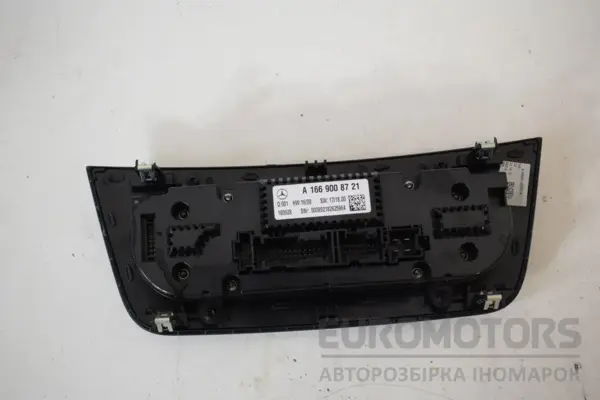 Блок керування кондиціонером Mercedes GLE-class 3.0 cdi BlueTech (euro-6) (V167) 2018 A1669008721 it-16264 Дизель - 2