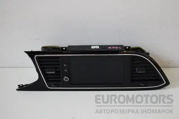Багатофункціональний дисплей-монітор Seat Leon 2.0 TDI 2013 5F0919606 it-16281 Дизель euromotors.com.ua
