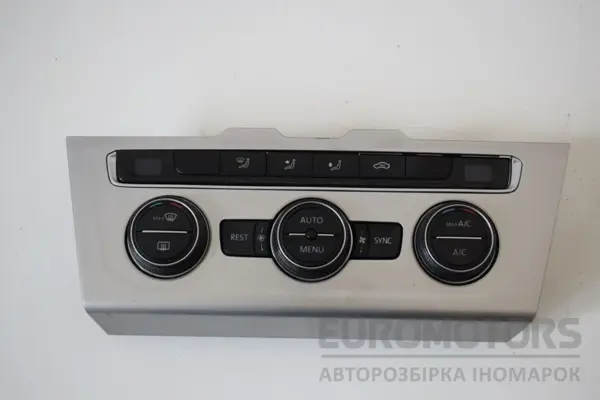 Блок управления кондиционером VW Passat 2.0 TDI (B8) 2015 5G0907044BF it-16283 Дизель euromotors.com.ua