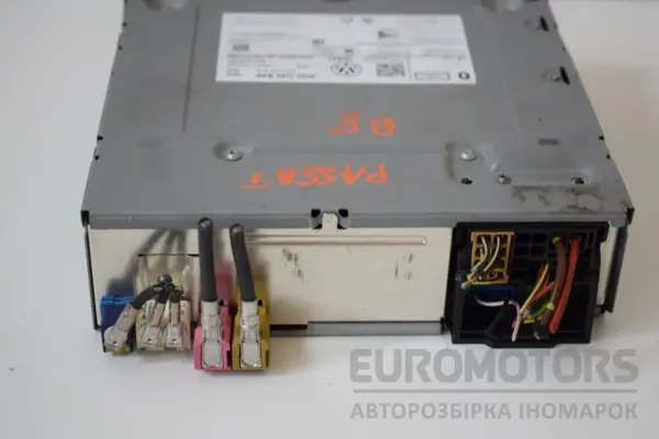 Блок управления автомобильной магнитолой CD/DVD/GPS/навигатором VW Passat 2.0 TDI (B8) 2015 3Q0035846 it-16286 Дизель - 3