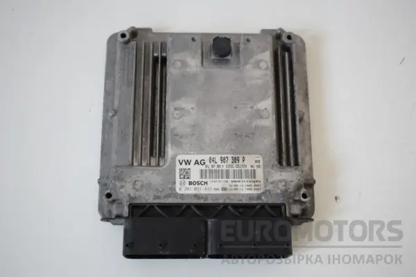 Блок управления двигателем Seat Leon 2.0 TDI 2013 04L907309P it-16300 Дизель euromotors.com.ua