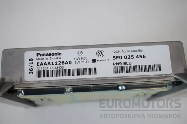 Підсилювач звуку Seat Leon 2.0 TDI 2013 5F0035456 it-16301 Дизель - 3