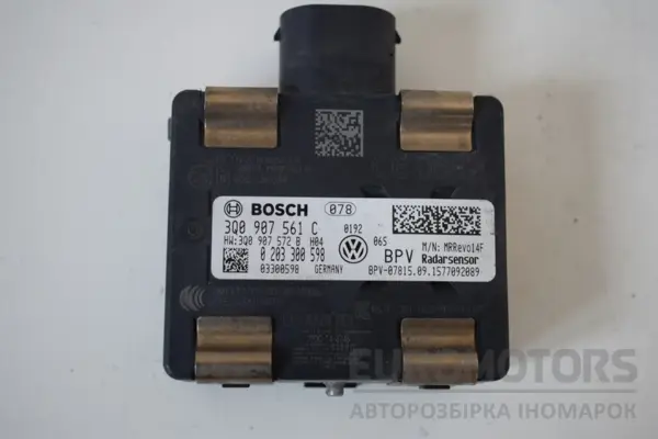 Радарный датчик Distronic VW Passat 2.0 TDI (B8) 2015 3Q0907561C it-16303 Дизель euromotors.com.ua
