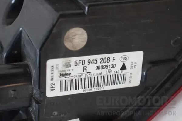 Правий світлодіодний задній ліхтар Seat Leon 2.0 TDI 2013 5F0945208F it-16307 Дизель - 3