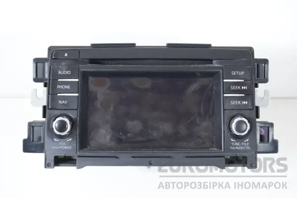 Блок управления автомобильной магнитолой CD/DVD/GPS/навигатором Mazda 6 2.2 Bi-Turbo 2012-2018 CV-VM42F1JMA it-16323 Дизель euromotors.com.ua