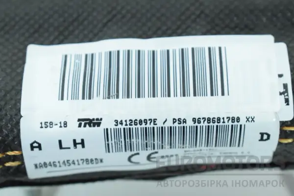 Ліва подушка безпеки сидіння Citroen C4 Grand SpaceTourer 2.0hdi euro-6 2018 9678681780 it-16337 Дизель - 3