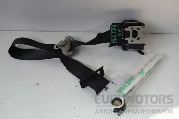 Передній лівий ремінь безпеки Nissan Pulsar 1.5 DCI 2014 627789200C it-16391 Дизель euromotors.com.ua