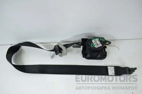 Передній правий ремінь безпеки Nissan Pulsar 1.5 DCI 2014 627789100B it-16392 Дизель euromotors.com.ua