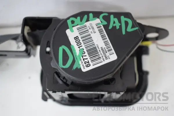 Передній правий ремінь безпеки Nissan Pulsar 1.5 DCI 2014 627789100B it-16392 Дизель - 2