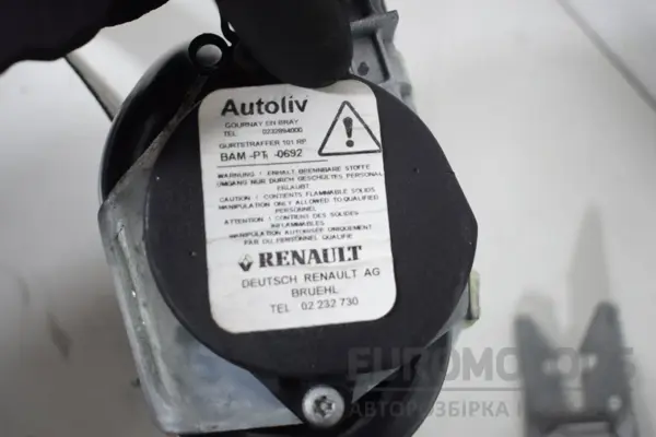 Передній правий ремінь безпеки Renault Scenic 1.5dCi (euro-5) (III) 2009-2015 868843307R it-16432 Дизель - 4