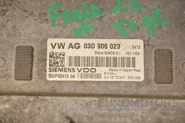 Блок керування двигуном Skoda Fabia 1.2 12V 2007-2014 03D906023 433124 - 2