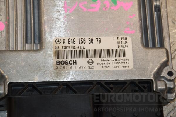 Блок керування двигуном Mercedes C-class 2.2cdi (W203) 2000-2007 A6461503079 433324 - 2