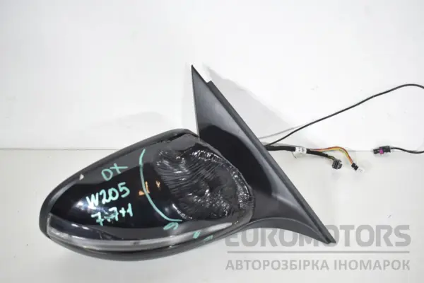Правое зеркало 7+7+1 PIN Mercedes C-class 2.0 (W205) 2014-2021 it-16488 Дизель - 2