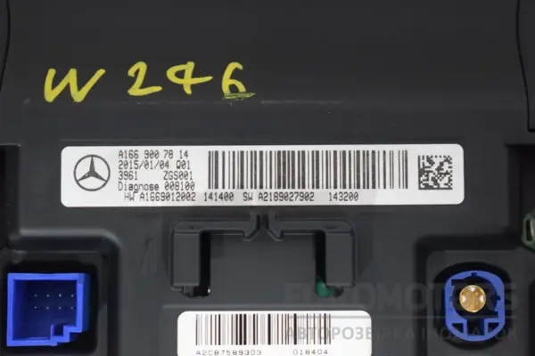 Монитор Mercedes B-class 1.6 (W246) 2012 A1669007814 it-16499 Бензин - 3