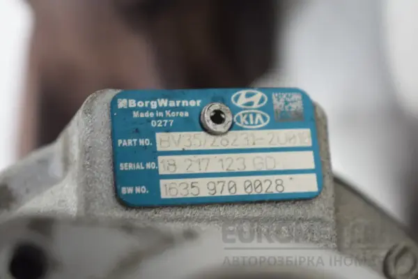 Турбіна Kia Ceed 2018 282312U010 it-16569 Бензин - 9