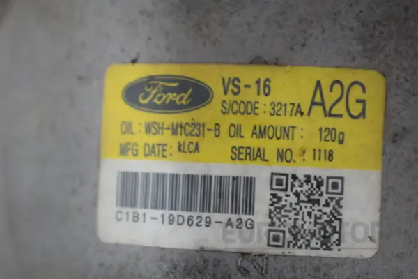 Компресор кондиціонера Ford EcoSport 1.0 EcoBoost 2013-2017 C1B119D629A2G it-16583 Бензин - 4
