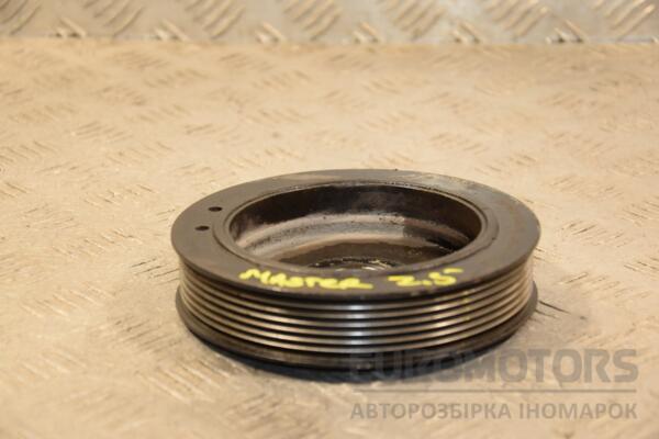 Шкив коленвала демпферный 7 ручейков Renault Master 2.5dCi 1998-2010 8200267867 436151 euromotors.com.ua