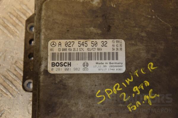Блок керування двигуном Mercedes Sprinter 2.9td (901/905) 1995-2006 A0275455032 436303 - 2