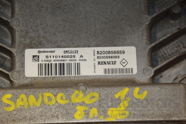 Блок управления двигателем Renault Sandero 1.4 8V 2007-2013 S110140025A 436952 - 2