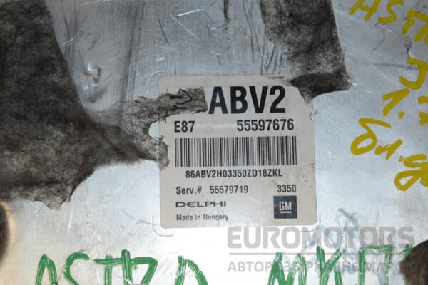 Блок управления двигателем Opel Astra 1.7cdti (J) 2009-2015 55597676 436975 - 2