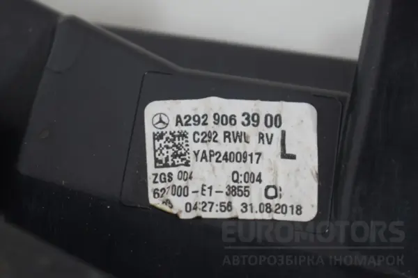 Ліва внутрішня фара Mercedes GLE-class 3.0 cdi BlueTech (euro-6) (V167) 2018 A2929063900 it-16620 Дизель - 4