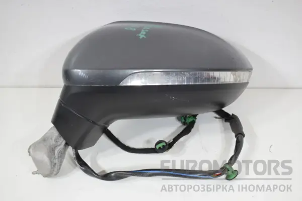Левое зеркало 11 контактов VW Passat 2.0 TDI (B8) 2015 23966943 it-16649 Дизель euromotors.com.ua