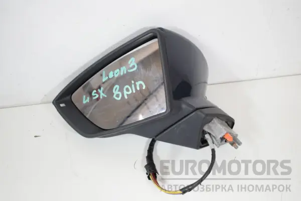 Ліве дзеркало 8 контактів Seat Leon 2.0 TDI 2013 it-16650 Дизель - 2