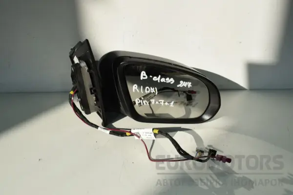 Правое зеркало 7+7+1 PIN Mercedes B-class 1.5 DCI (W247) 2019 A2478101838 it-16682 Дизель - 2