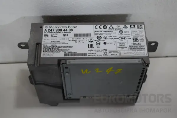 Блок управления автомобильной магнитолой CD/DVD/GPS/навигатором Mercedes B-class 1.5 DCI (W247) 2019 A2479004408 it-16728 Дизель euromotors.com.ua