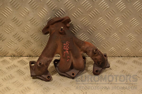 Колектор випускний Renault Logan 1.4 8V 2005-2014 438555 euromotors.com.ua