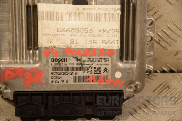 Блок керування двигуном Citroen C4 Picasso 1.6hdi 2007-2014 0281014729 438698 - 2