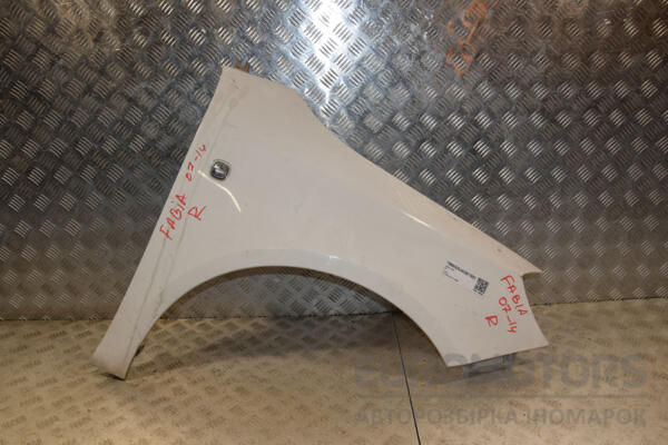 Крыло переднее правое Skoda Fabia 2007-2014 5J0821162 439156 euromotors.com.ua