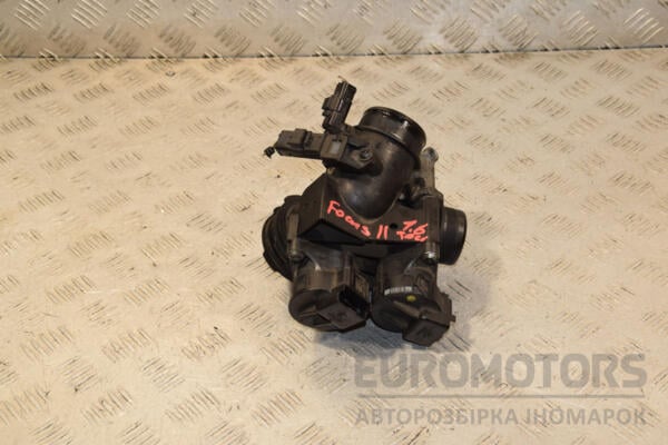 Дроссельная заслонка электрическая Ford Focus 1.6tdci (II) 2004-2011 9686487880 439567 euromotors.com.ua