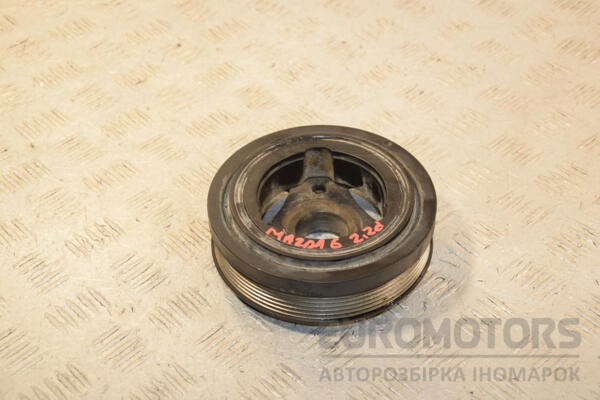 Шкив коленвала демпферный 6 ручейков Mazda 6 2.2di 2012-2018 SH0111400A 439637 euromotors.com.ua