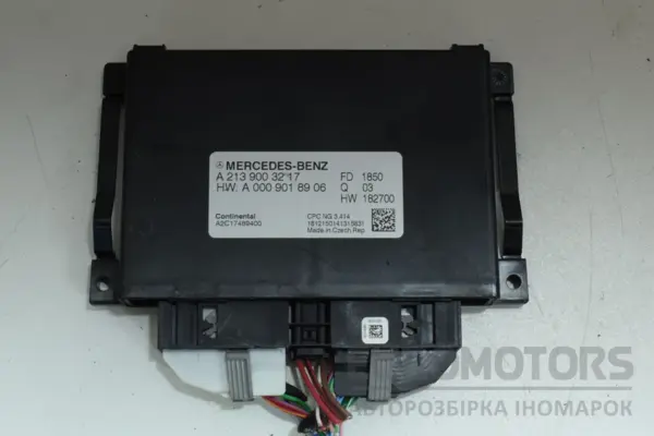 Блок управления автоматической коробкой передач Mercedes B-class 1.5 DCI (W247) 2019 A2139003217 it-16840 Дизель euromotors.com.ua