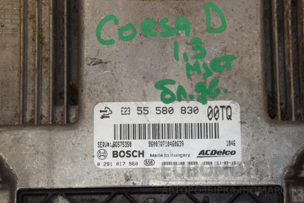 Блок управления двигателем Opel Corsa 1.3cdti (D) 2006-2014 55580830 440882 - 2