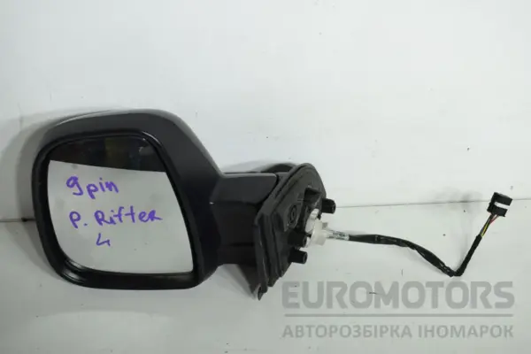 Левое зеркало 9 контактов Peugeot Rifter 1.5 BlueHDi 2018 26242707A it-16920 Дизель euromotors.com.ua