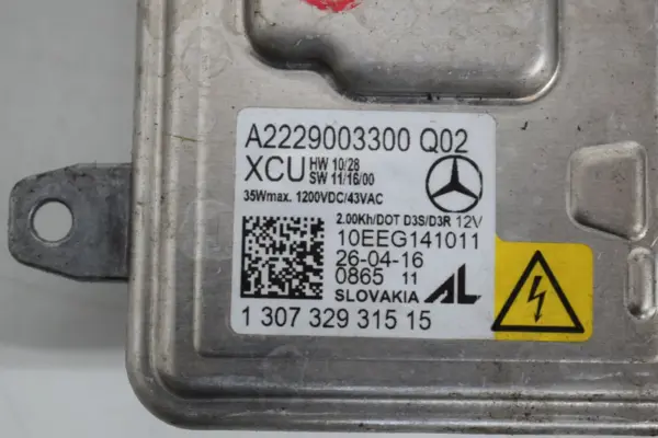 Блок управления фарами Mercedes GLA-Class 2.2 CDI (X156) 2013 A2229003300 it-16940 Дизель - 2