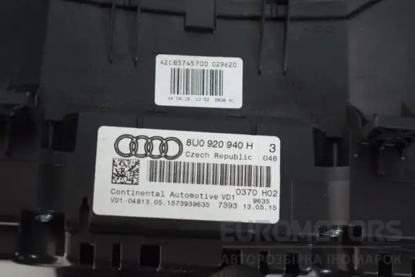 Приборная панель Audi Q3 2.0tdi 2012 8U0920940H it-16961 Дизель - 6