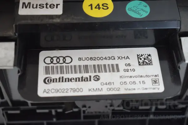 Блок управления кондиционером Audi Q3 2.0tdi 2012 8U0820043G it-16984 Дизель - 3