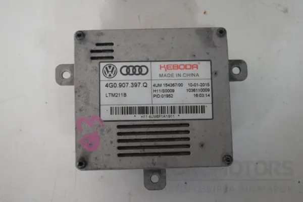 Блок управления фарами Audi Q3 2.0tdi 2012 4G0907397Q it-16986 Дизель euromotors.com.ua