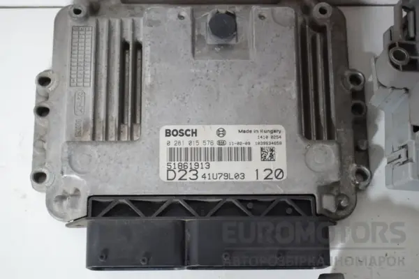 Блок керування двигуном (повний комплект запалювання) Fiat Ducato 2.3 MULTIJET 2006-2014 51861913 it-17019 Дизель - 2