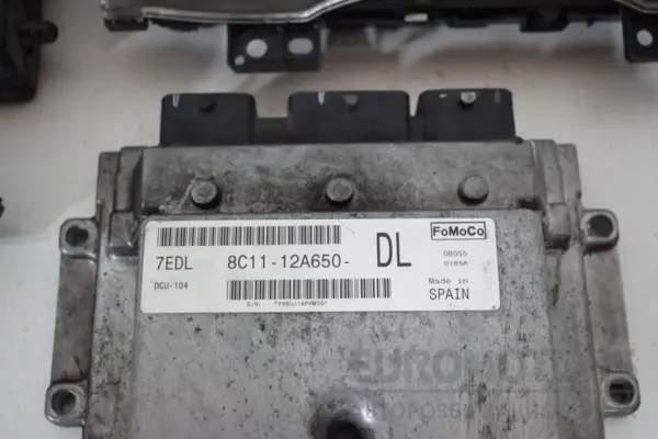 Блок керування двигуном (повний комплект запалювання) Ford Transit 2.4 TDCI 2006-2013 8C1112A650DL it-17020 Дизель - 4