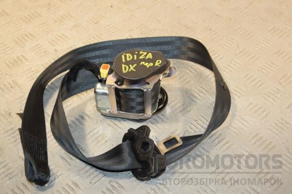 Ремінь безпеки передній правий з піропатроном Seat Ibiza 2008-2017 6J3857706 442229 euromotors.com.ua