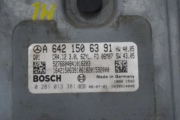 Блок управления двигателем Mercedes M-Class 3.0 D (W164) 2005-2011 A6421506391 it-17049 Дизель - 2
