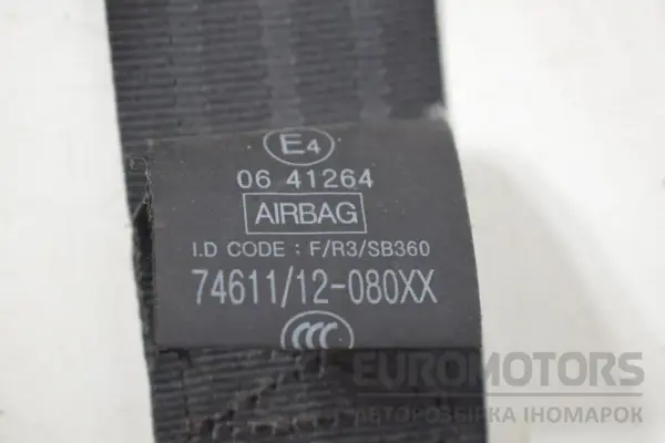 Передній правий ремінь безпеки SsangYong Rexton 2.0 Xdi 2012-2017 74612-08021 it-17061 Дизель - 2