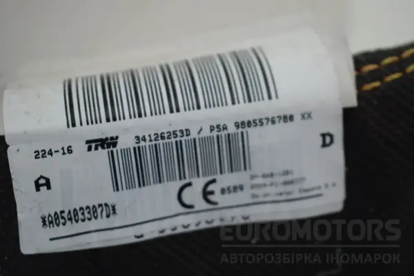 Левая подушка безопасности сиденья Peugeot 308 1.6 hdi (T9) 2013-2021 9805576780 it-17103 Дизель - 2
